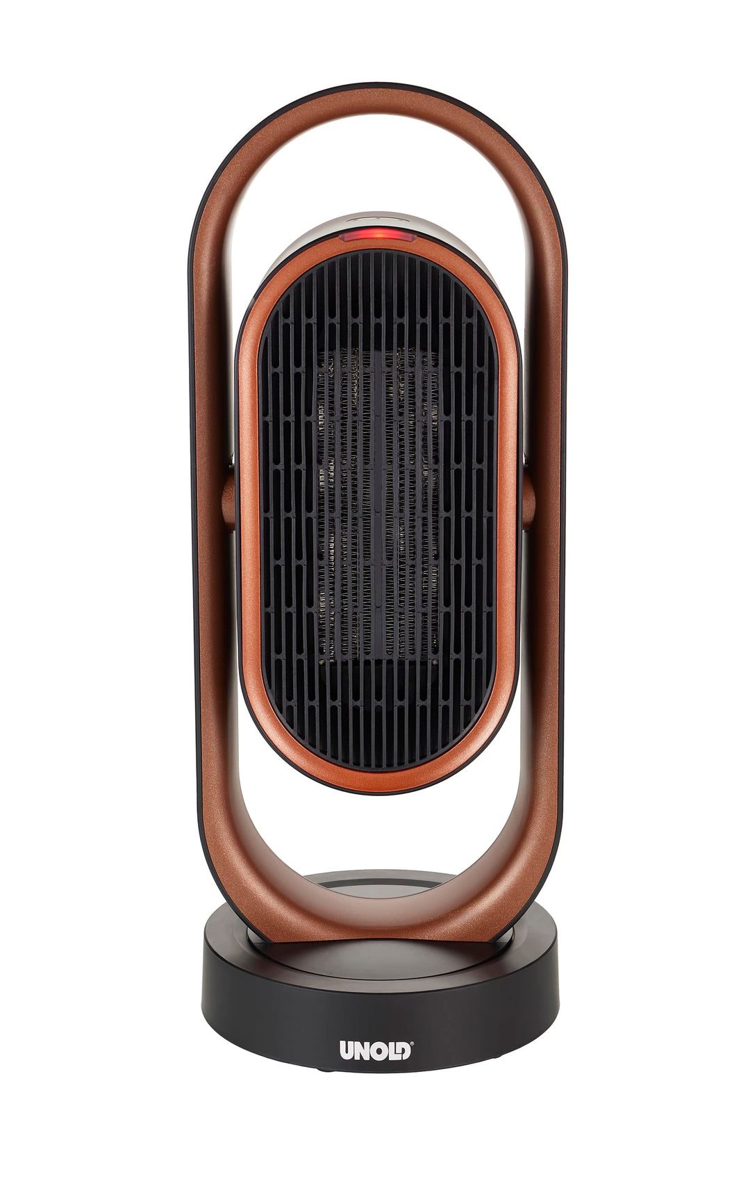 Unold 86535 3D Heizlüfter 3D - Kupfer/Schwarz, 1800 Watt, Überhitzungsschutz, Schutzklasse II, Venti
