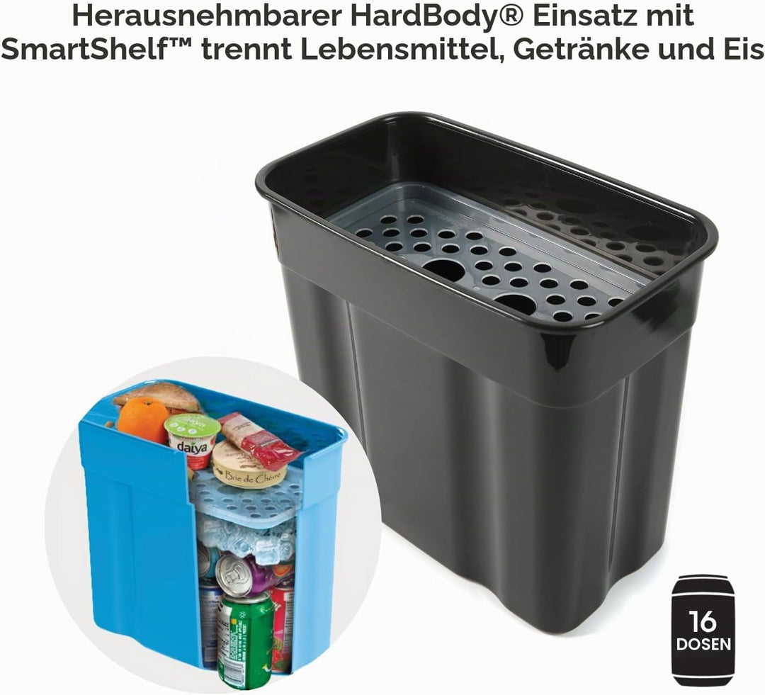 Titan by Arctic Zone Im Freien Titan 30 Can Cooler Eistruhe, 16 Dosen Sharkskin Grau