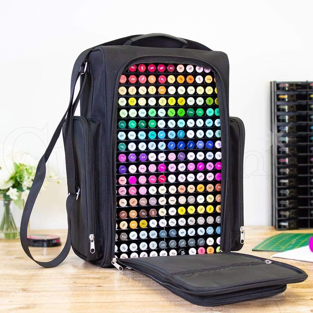Spectrum Noir SN-STO-UCB Markierungsstift/Farbkissen Speicheruniversalhandtasche, Papier, Black, 480