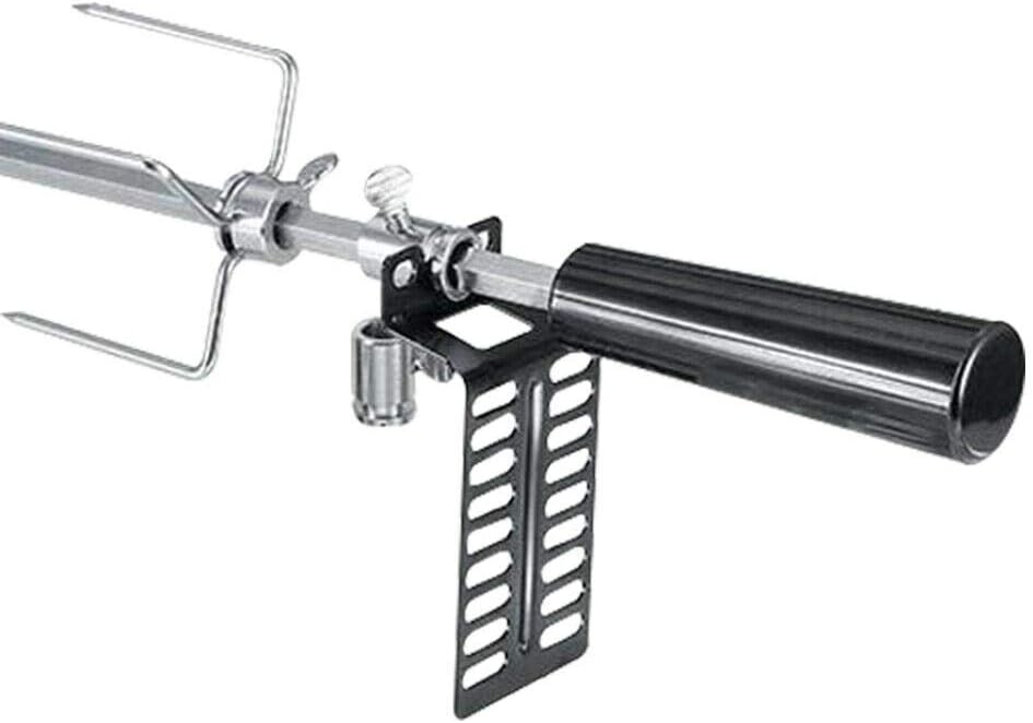 Grillspiess Mit Motor, Elektrischer Grill für Haushalte (Batterietyp), Grillspiesse Edelstahl, Tragb