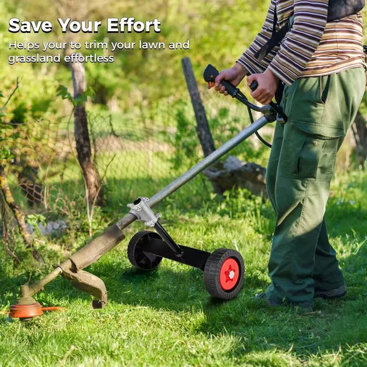 Rasentrimmer-Räder, verstellbare Stützräder für Trimmer, universelles Garten-Rasentrimmer-Zubehör, g
