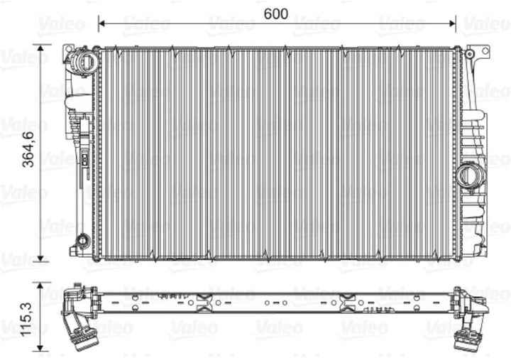 VALEO Kühler Motorkühlung 735453