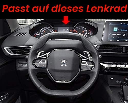 Mayco Bell Mikrofaser Leder Auto Lenkradbezug Fit für Peugeot 3008 206 207 208 2016-2019 508 208 201