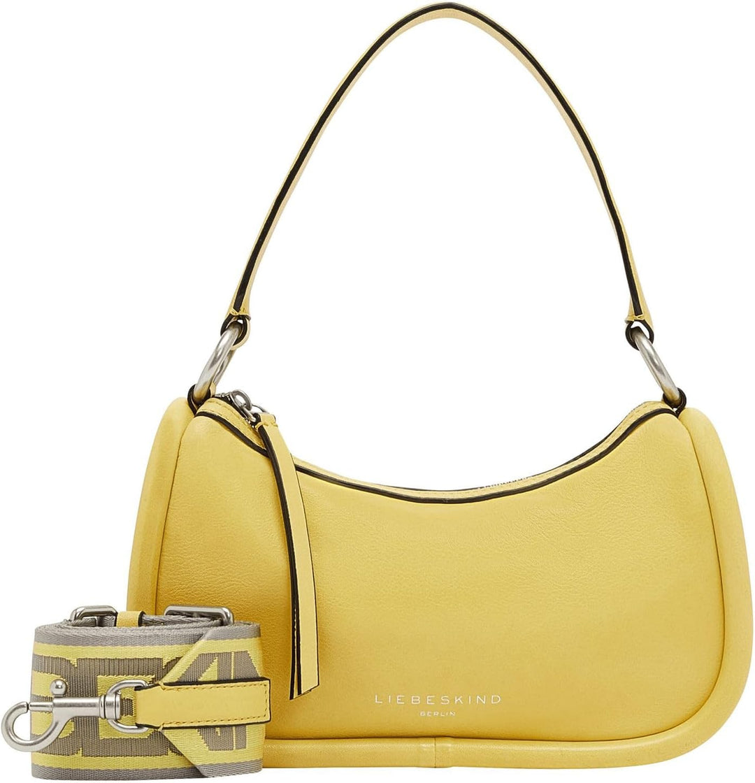 Liebeskind Berlin FAB 2 LAMB HOBO Schultertasche, Large (HxBxT 22.5cm x 36.8cm x 11.8cm) Pale Banana