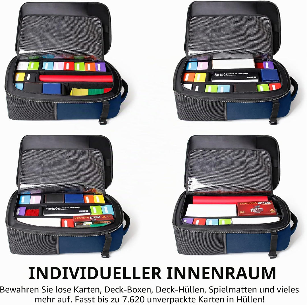 ENHANCE MTG-Rucksack - Sammleredition TCG-Rucksack für Deckboxen, gesleevte Karten, Spielmatten, MTG