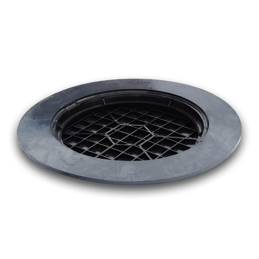 1000mm universal Schachtabdeckung aus Kunststoff Zisternendeckel I Gully (Schwarz), Schwarz