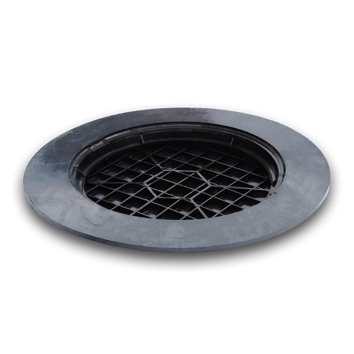 1000mm universal Schachtabdeckung aus Kunststoff Zisternendeckel I Gully (Schwarz), Schwarz