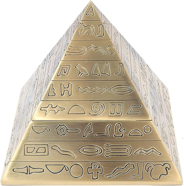 VOANZO Kreative Retro Metall Mit Deckel Aschenbecher Home Hotel Büro Decor Alten Ägypten Skulptur Py