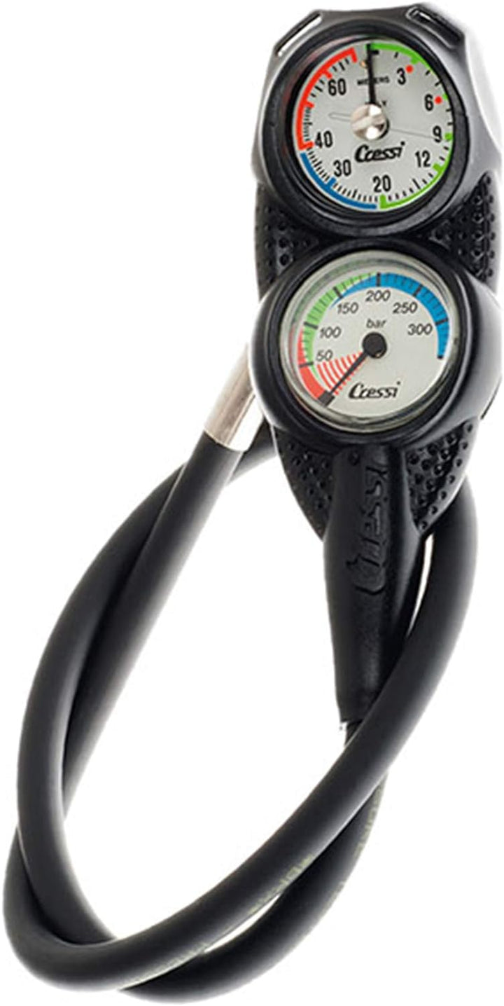 Cressi Start Pro Scuba Set-Din Tauch Diving XL Schwarz, XL Schwarz