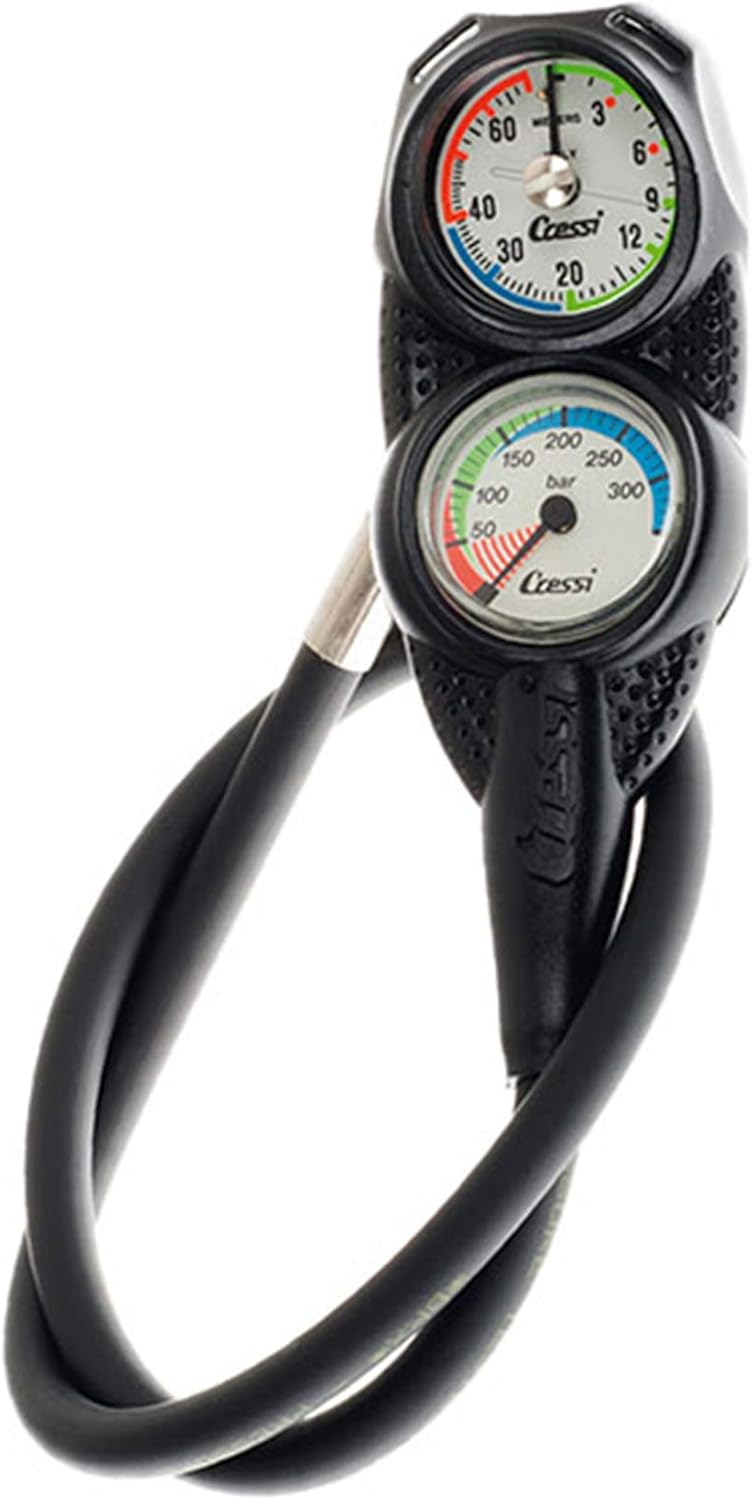 Cressi Start Pro Scuba Set-Din Tauch Diving M Schwarz, M Schwarz