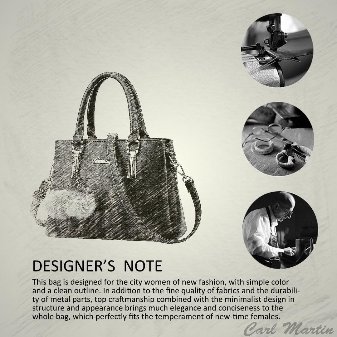 Nicole&Doris Neue PU-Leder beiläufige Art und Weise Handtasche Schultertasche Messenger Bag Blau, Bl