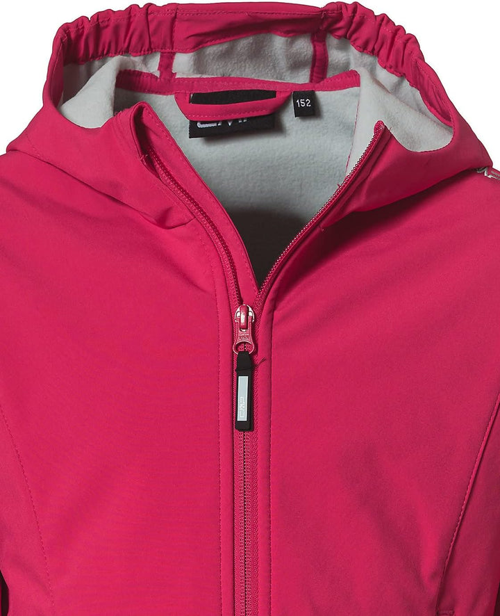 CMP Mädchen Softshelljacke für Kinder KID G JACKET FIX HOOD (1er Pack) 176 Erdbeere, 176 Erdbeere