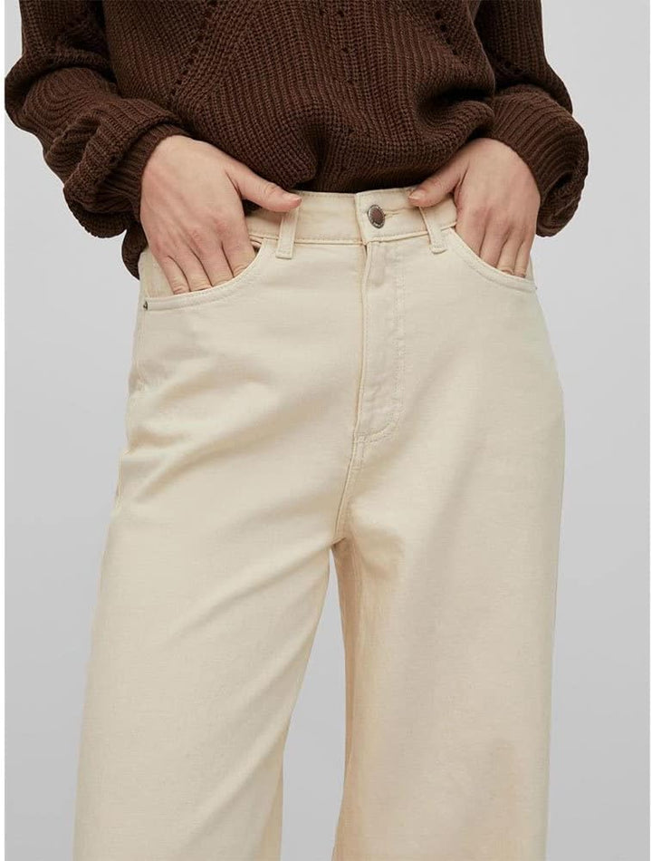 Vila Damen Vifreya Jaf Hw Noos Jeans 42W / 30L Birch, 42W / 30L Birch