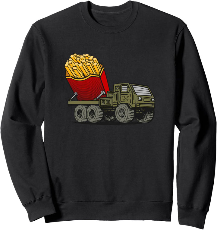 Pommes Werfer Fast Food Sweatshirt