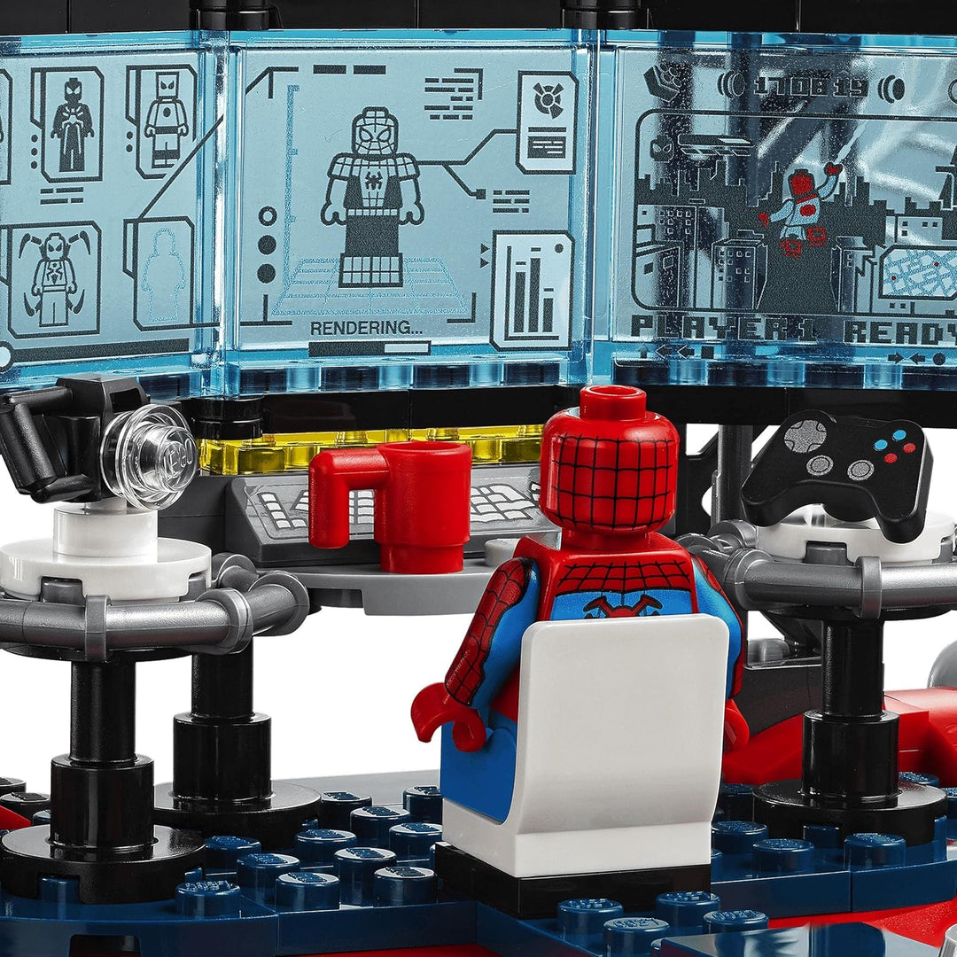 LEGO 76175 Marvel Angriff auf Spider-Mans Versteck Bauset mit Green Goblin und Venom Figuren, Superh