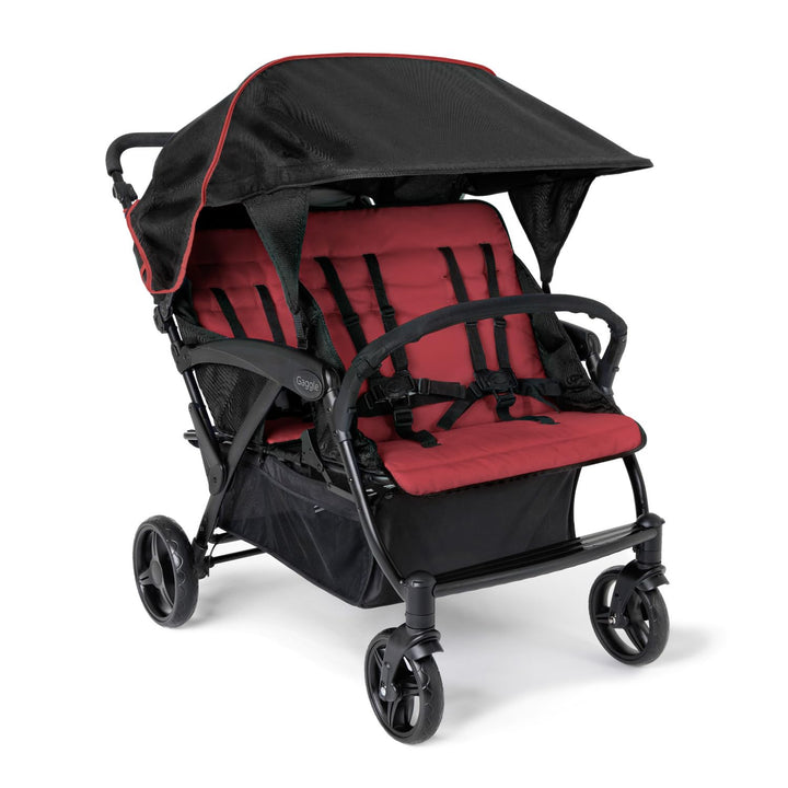 Gaggle By Foundations Odyssey 4-Sitzer-Vierlingskinderwagen, 4-Sitzer-Kinderwagen für die Kindertage
