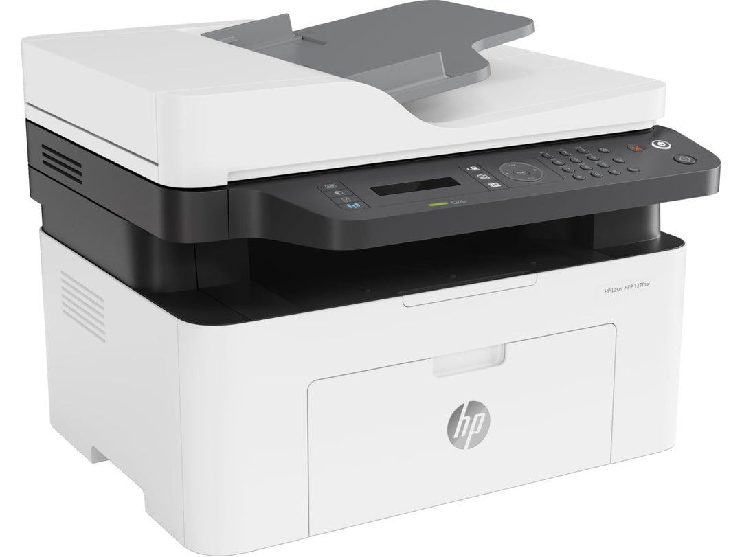 HP Laser 137fnw Laser-Multifunktionsdrucker (Laserdrucker, Kopierer, Scanner, Fax, WLAN)
