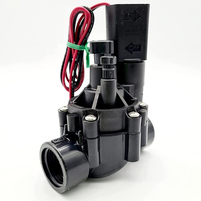 Elektrisches Ventil für Bewässerung, 2,4 cm (1 Zoll), 9 V, mit 100 DVF-Regler, funktioniert mit Prog