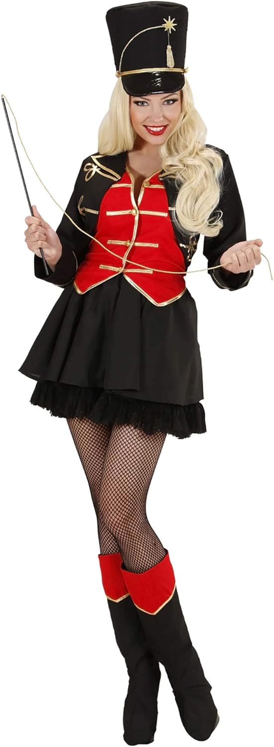 "TAMER GIRL" (jacket with vest, skirt, boot covers, hat, whip) - (S), S