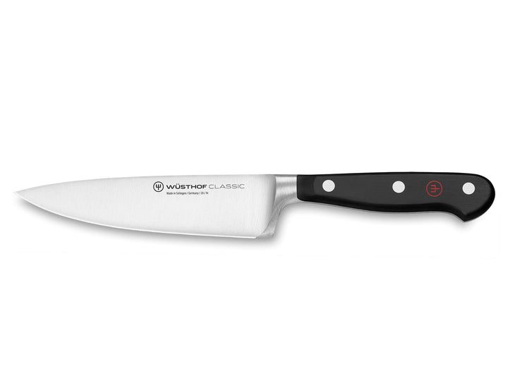 WÜSTHOF Classic Kochmesser 14 cm, Schwarz Silber 14 cm Single, Silber 14 cm Single