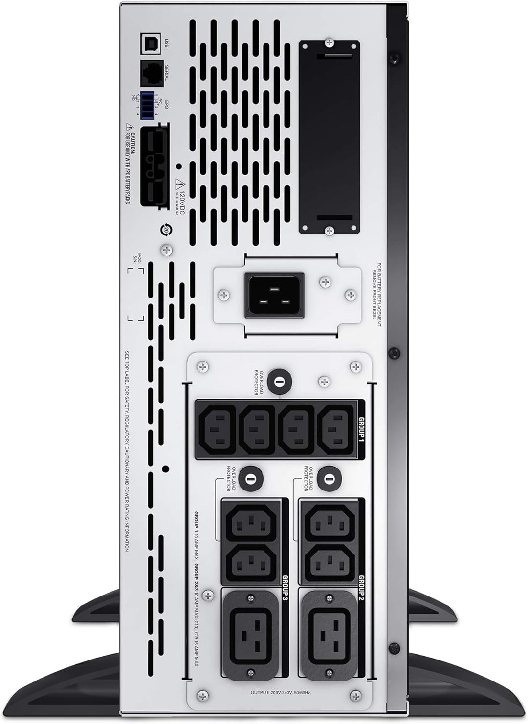 APC SMX3000HV Smart-UPS X 3000VA 4U Rack/Tower Netzteil (LCD, 200-240V, 2700 Watt, 230V, 5% THD, Sma