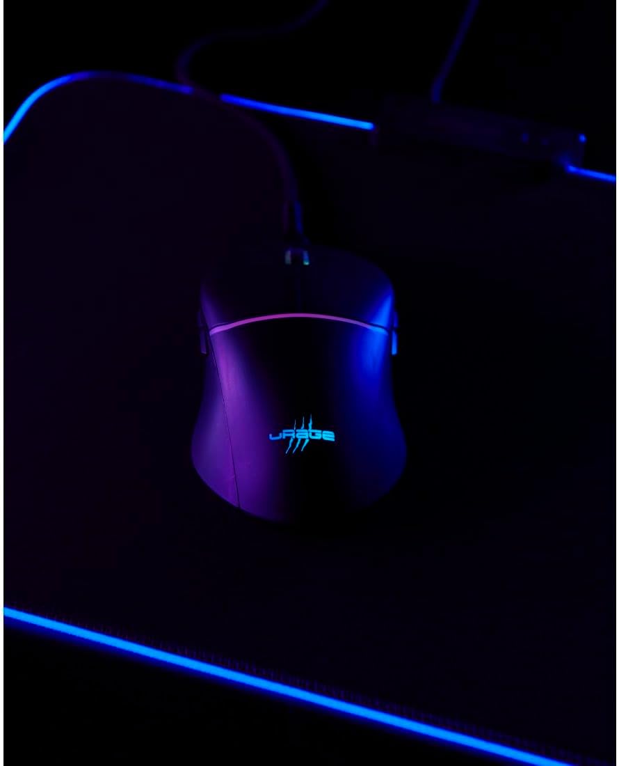 Hama uRage Gaming-Maus Reaper 330" (USB Wired, 9 programmierbare Tasten, Pixart PMW3333 Sensor bis 8