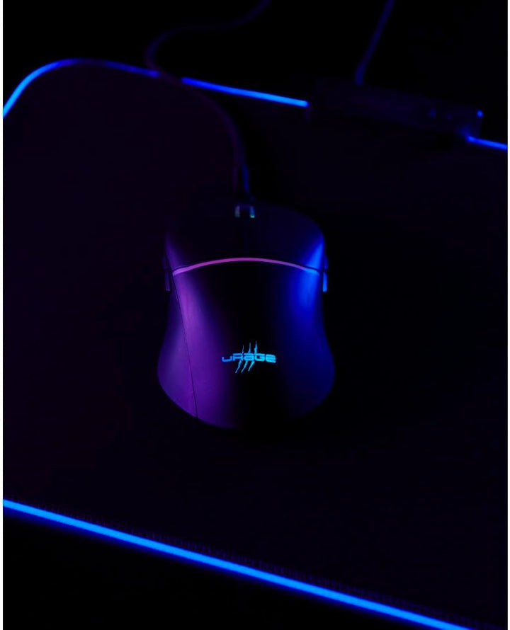 Hama uRage Gaming-Maus Reaper 330" (USB Wired, 9 programmierbare Tasten, Pixart PMW3333 Sensor bis 8