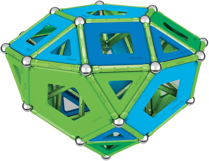 Geomag - Classic Masterbox Magnetische Bausteine für Kinder, Magnetisches Spielzeug, Grüne Kollektio