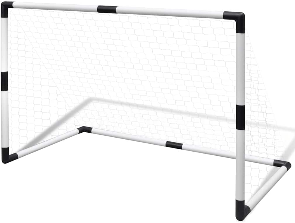 2er Set Mini-Fussballtor für Kinder, Fussballtor klappbar für Garten & Freizeit, inkl. Heringe, wett
