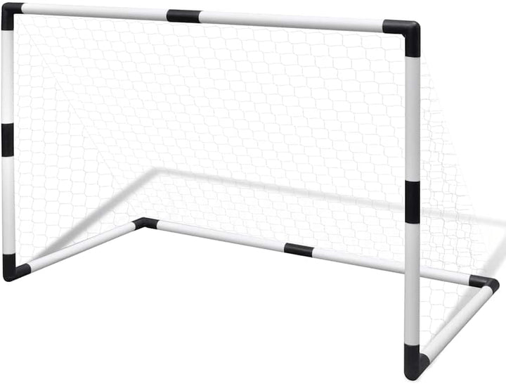 2er Set Mini-Fussballtor für Kinder, Fussballtor klappbar für Garten & Freizeit, inkl. Heringe, wett