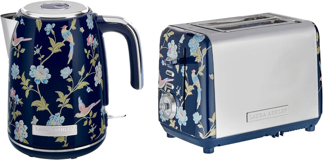Laura Ashley Toaster und Jug Wasserkocher Set von VQ (Elveden Marine, Elektrischer Wasserkocher und