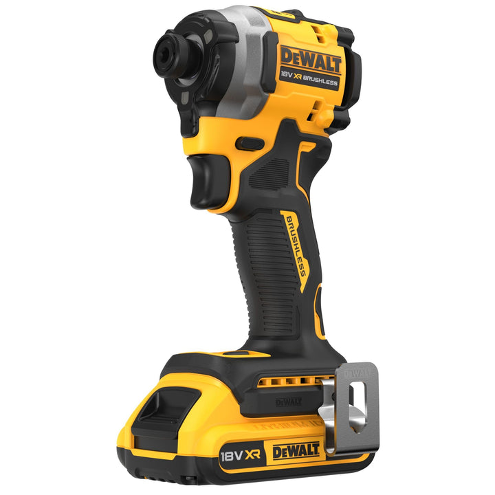 Dewalt 18 Volt Akku ¼“ Schlagschrauber DCF850D2T (bürstenloser Motor, ¼“ Innensechskant Aufnahme, ma