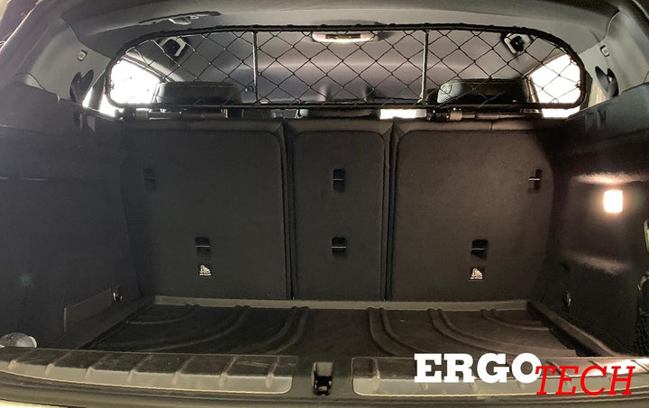 ERGOTECH Trennnetz Trenngitter für BMW X2 (2018-2023) RDA65-HXXS16, für Hunde und Gepäck