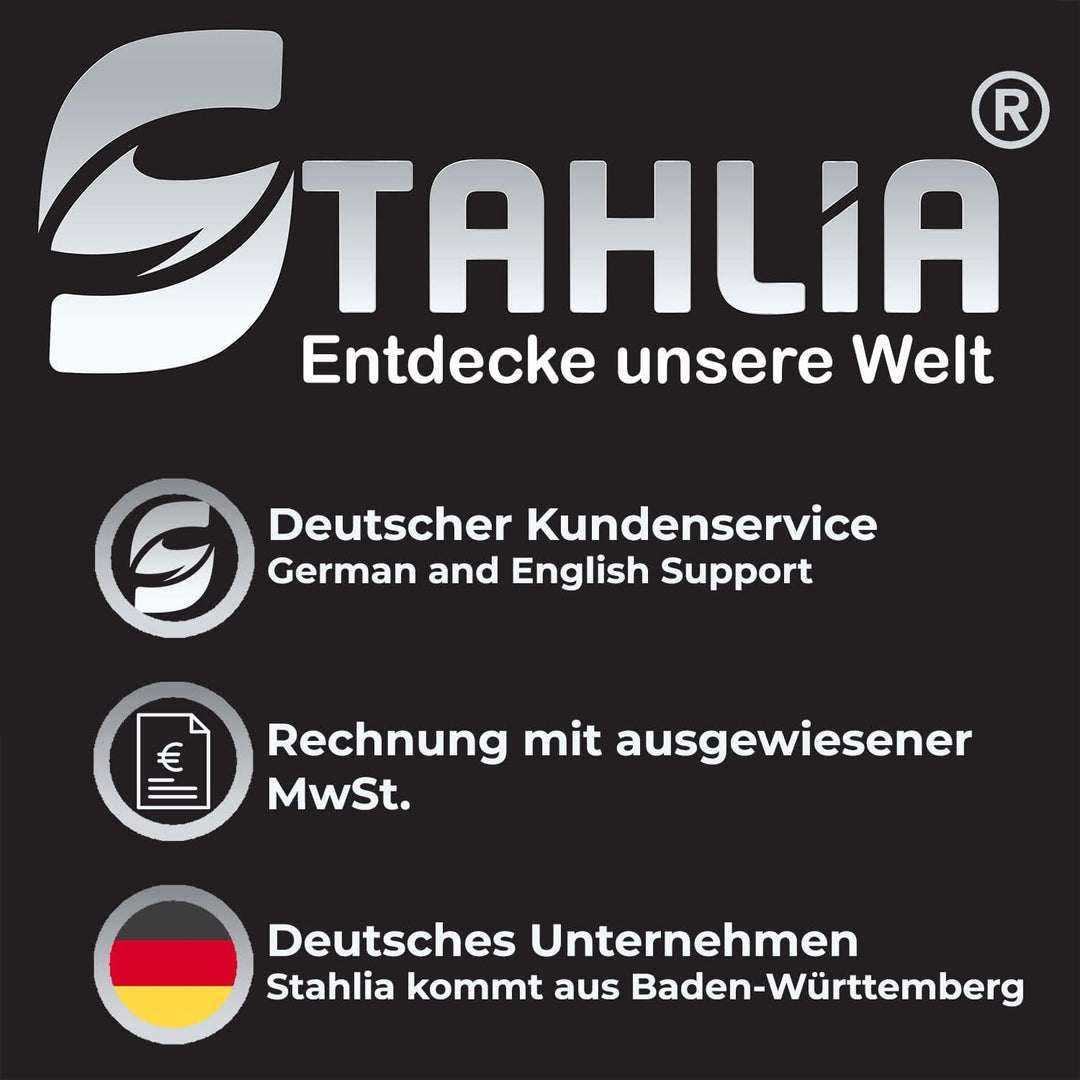 Stahlia Möbelfüsse verstellbar (4er Set) Edelstahl Matt 15cm Höhe belastbar bis 50kg Sofafüsse Schra