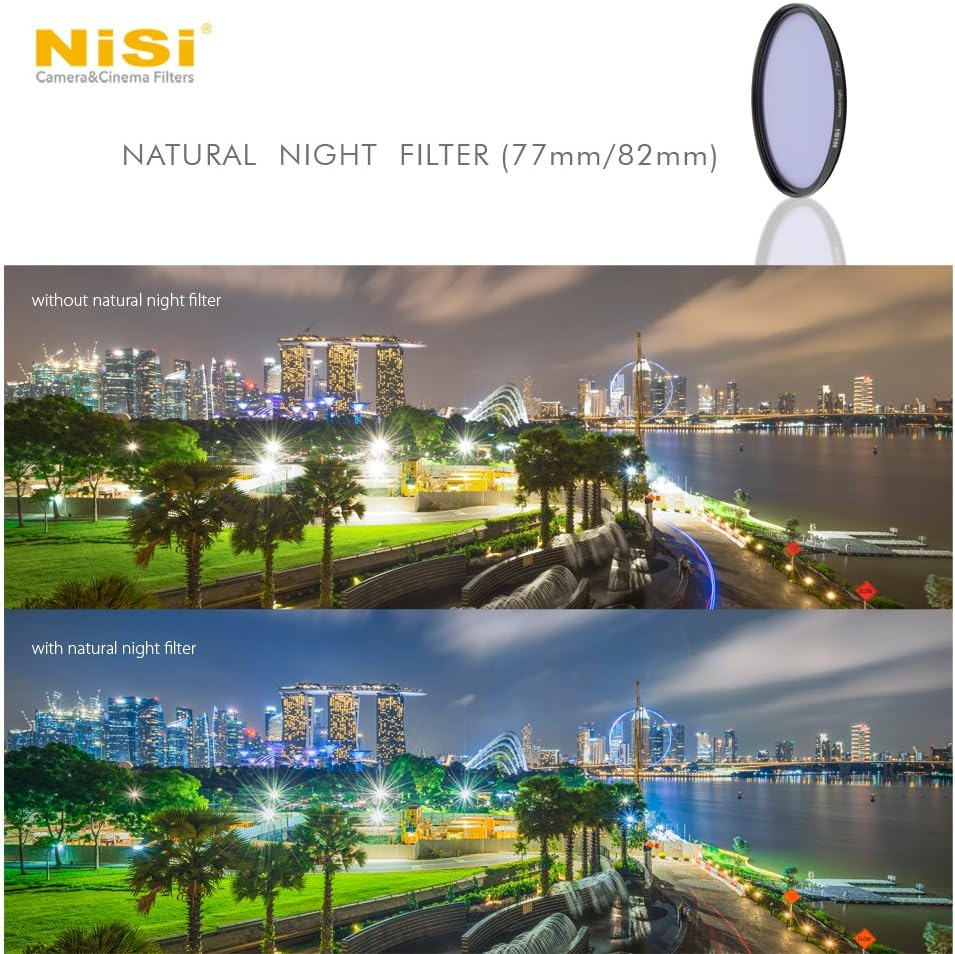 NiSi Zirkularer Natural Night Filter 77mm für Nachtaufnahmen &amp; Astrofotografie Zirkularer Filter 77c