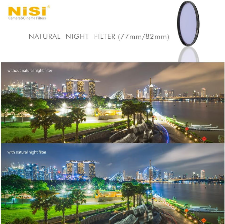 NiSi Zirkularer Natural Night Filter 77mm für Nachtaufnahmen &amp; Astrofotografie Zirkularer Filter 77c