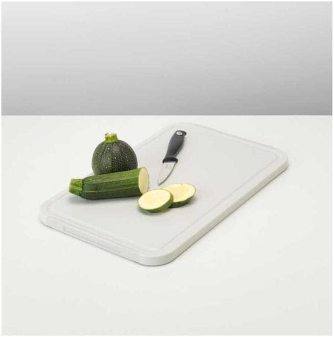 Brabantia Tasty+ Schneidebrett, Kunststoff, Dunk Grau 43L x 26B cm, 43L x 26B cm