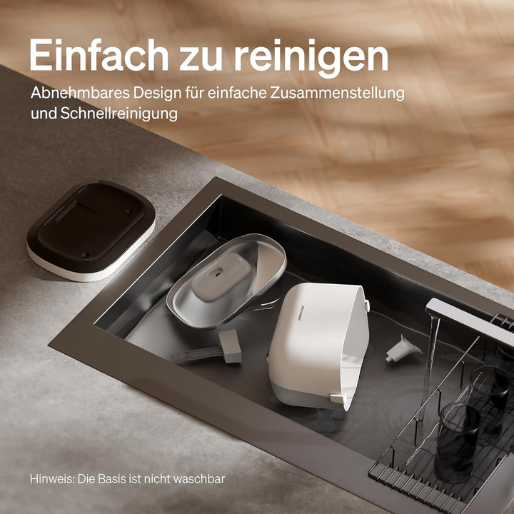 PETLIBRO Trinkbrunnen für Katze Kabellos mit Bewegungsmelder, 2,5L/84oz Dockstream Batteriebetrieben