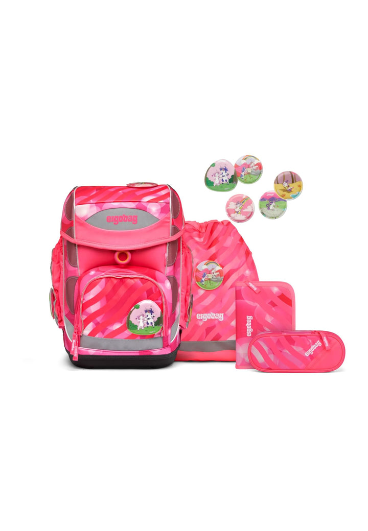 ergobag cubo Set ergonomischer Schulranzen, Vorgänger-Kollektion, klassisch 5-teilig 1. Klasse Grund