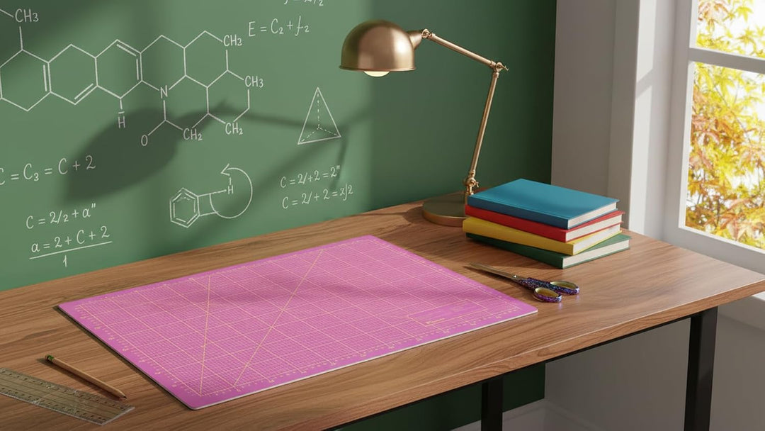 Schneidematte Violett Pink 100x150cm 3-lagig Schneidematte XXL selbstheilend - Bastelunterlage - Sch