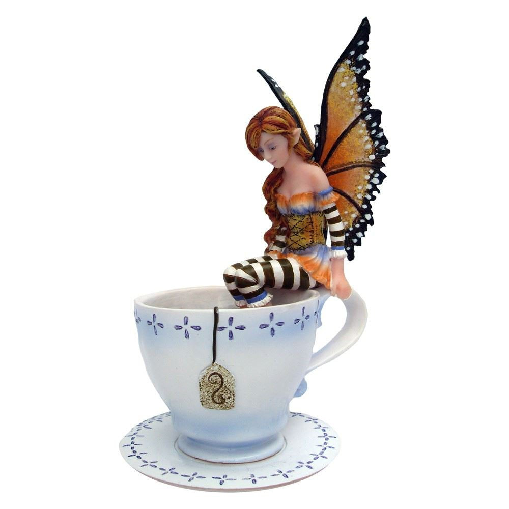 Tasse à thé chaud orteils Faery- Papier Par Amy Marron-Art Collection