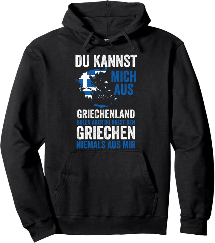 Grieche Grieche Griechin Griechisch Griechische Flagge Pullover Hoodie