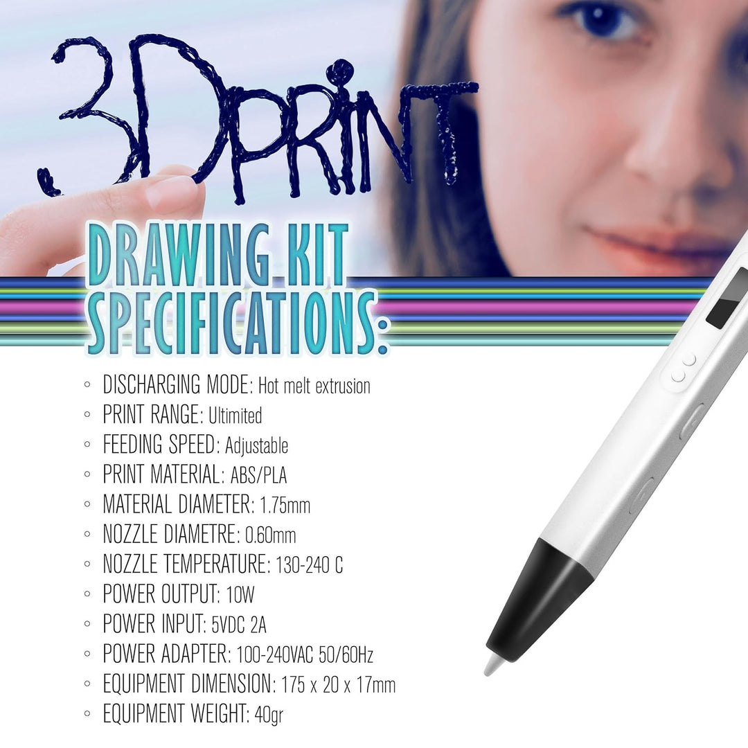 MYNT3D Professioneller 3D-Druckstift mit OLED-Display