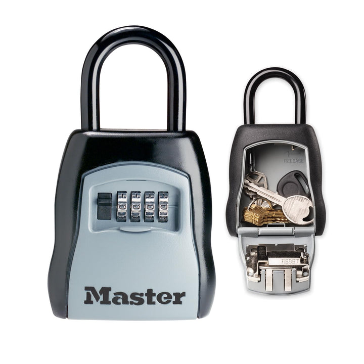 Master Lock Schlüsseltresor, mit Bügel, Aussen, 15.7 x 9 x 4 cm, Schlüsselsafe Medium - mit Bügel, M