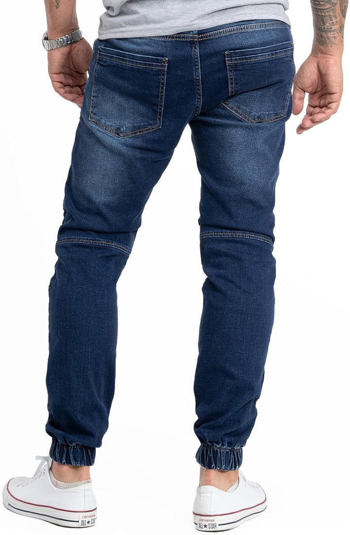 Rock Creek Herren Jeans Hose Tapered Fit M74 33W / 30L Rc-2183-blau, 33W / 30L Rc-2183-blau