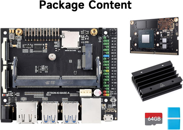 Waveshare Jetson Nano Development/Expansion Kit Alternative Solution of B01 Kit Compatible with Both