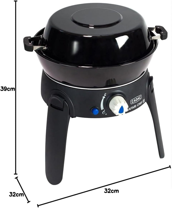 CADAC - Safari Chef 30 HP - Stahl - Alumimium - Kunststoff - Gas Barbecue, 30 HP