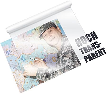Taktifol Transparent Rolle mit 25 Blatt Taktikfolie