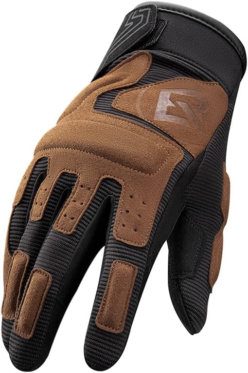 ROCKBROS Motorradhandschuhe Herren Motorrad Handschuhe Winddichte Touchscreen Radsporthandschuhe Atm