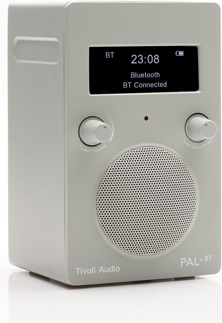 Tivoli Audio PAL+ BT (Gen 3) FM-Radio Bluetooth Tragbar/USB-C (Grau), grau